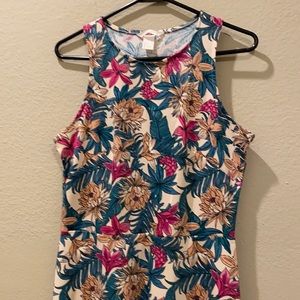 H&M Floral Skater Dress M